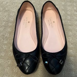 Kate Spade Paris Black Flats